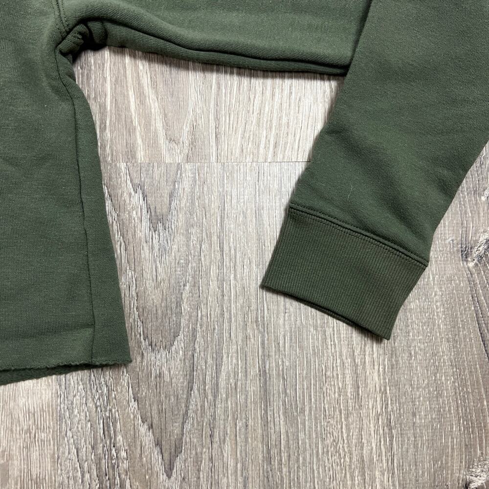 Wild Fable Women's Olive Long Sleeve Cropped Hoodie - Size Medium - NWT - Picture 5 of 7